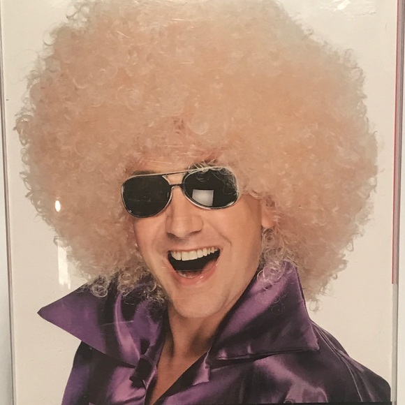 Smiffys Mega Huge Blonde Curly Afro - Picture 1 of 1